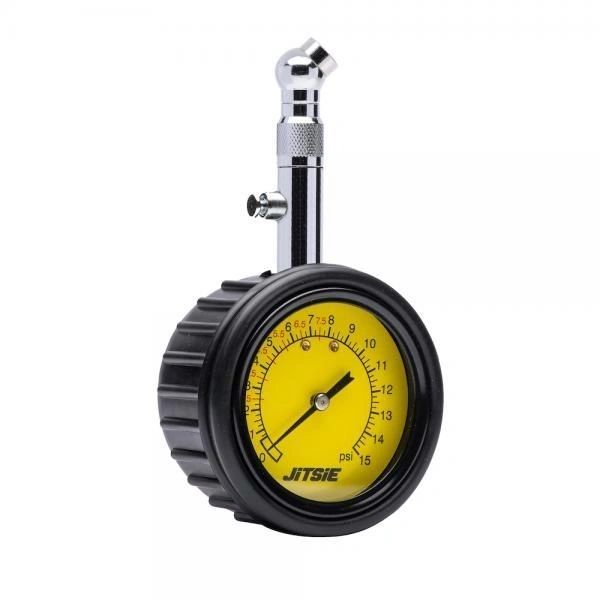 Tire Pressure Gauge With Valve 0-15