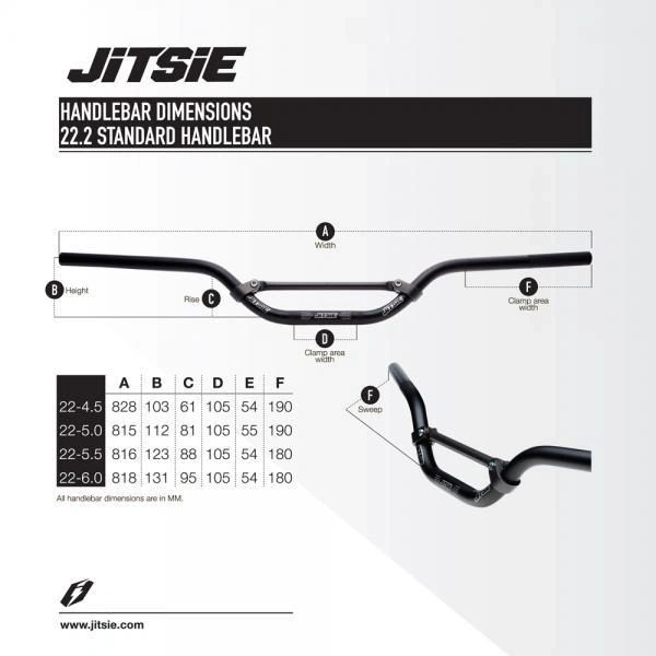 Handlebar 7/8" Jitsie 5.0