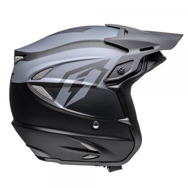 Jitsie HT2 Solid Helmet Black/Grey