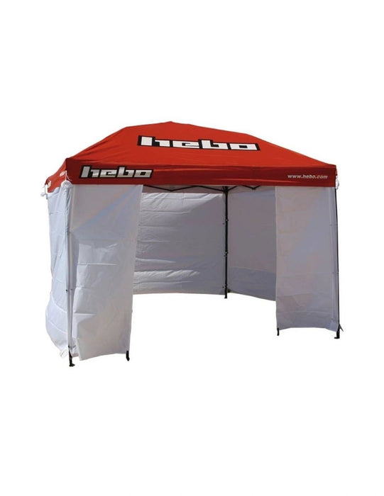 Hebo Tent Size: 3x3 m Weight approx. 25kg Bag size: 160x32x24mm — Trials Superstore