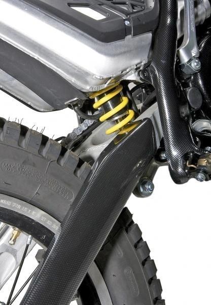 Swingarm Protector Sherco/Scorpa/EM (Carbon Look)