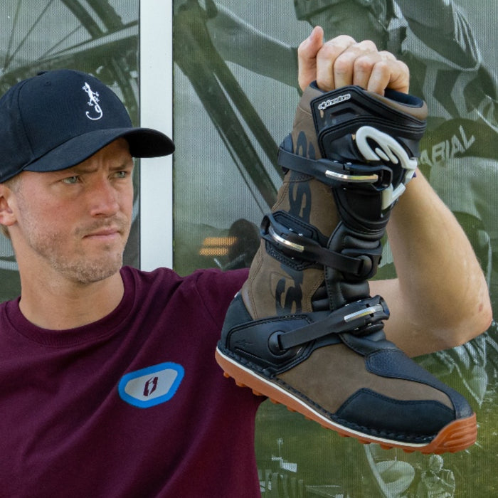 Alpinestars Tech T Trials Boots Brown/Black/Gum (New Color)