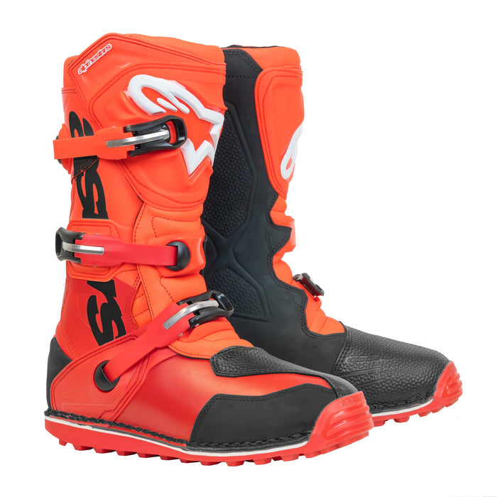 Alpinestars Tech T Trials Boots Fluo Red/Red (New Color)