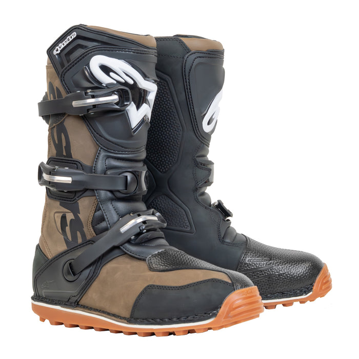 Alpinestars Tech T Trials Boots Brown/Black/Gum (New Color)