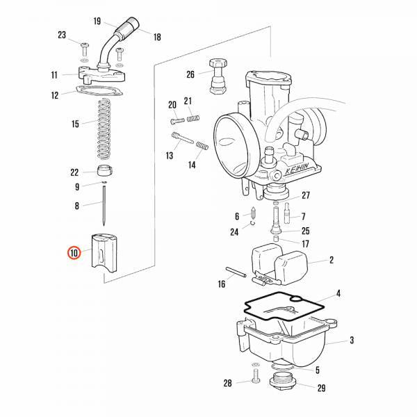 KEIHIN Throttle valve 3.5 (Std)