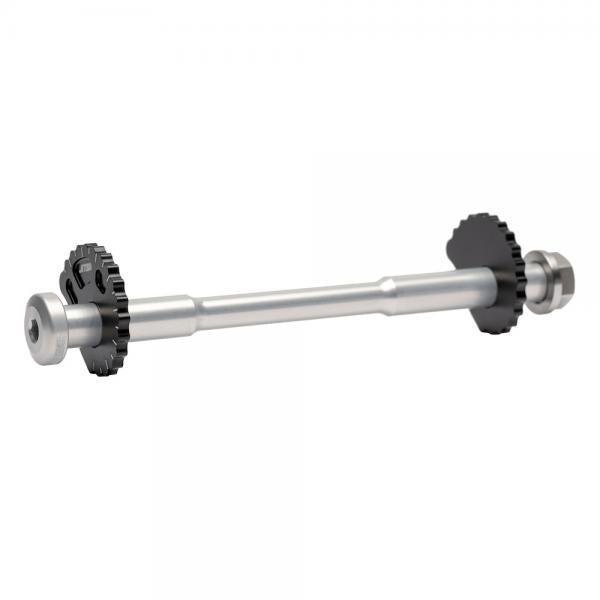 Rear Axle Beta Evo 17mm with Snails and Nut