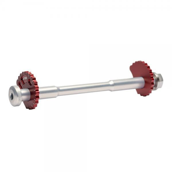 Rear Axle Beta Evo 17mm with Snails and Nut