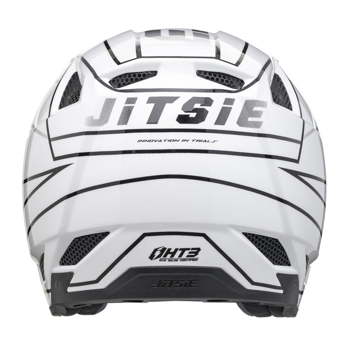 Jitsie HT3 Fullrev Helmet White (NEW!!)