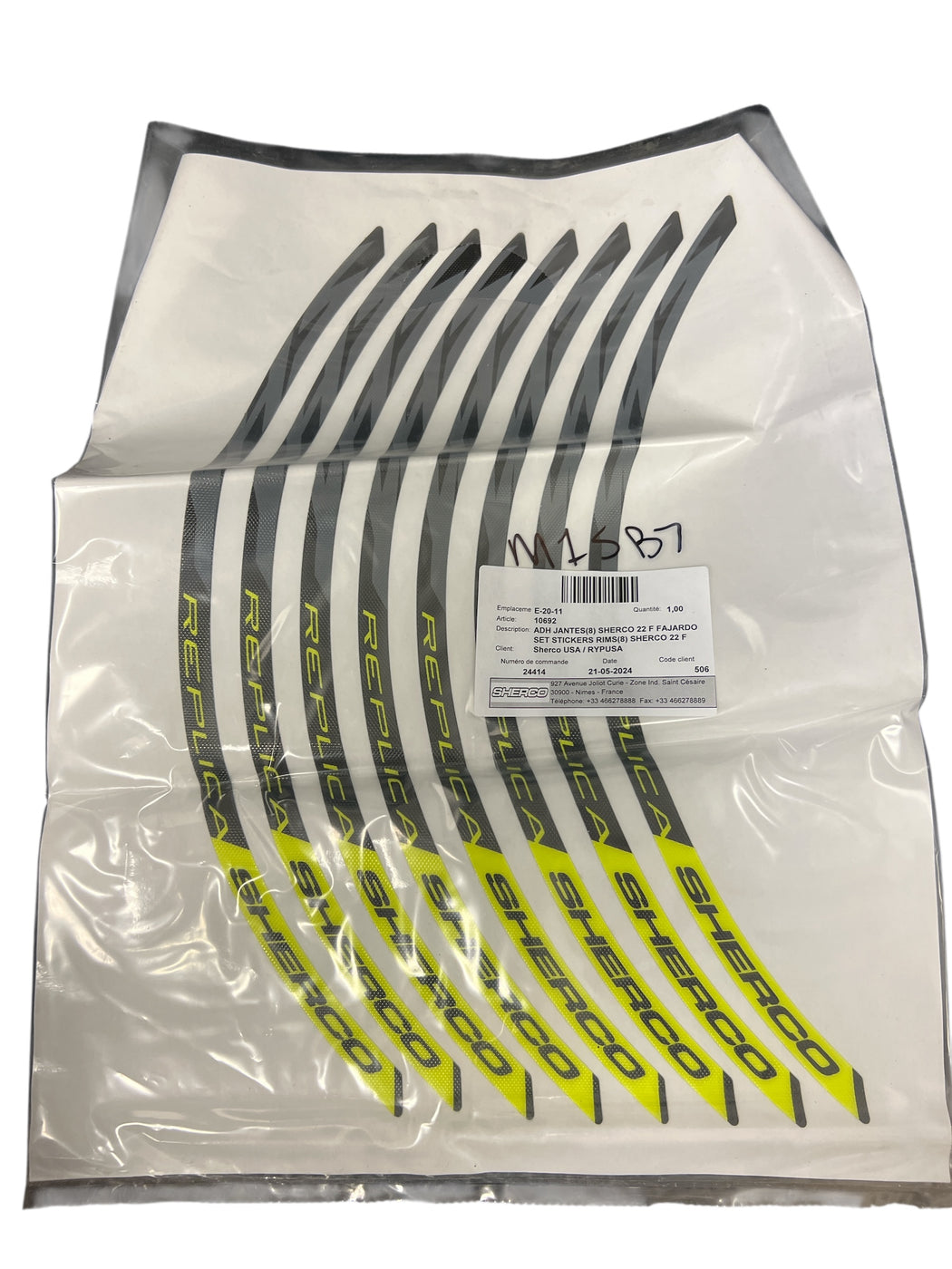 Custom Trials Rim Graphics Sherco Decal Kit 2022 Fajardo Rim Decals — Trials Superstore