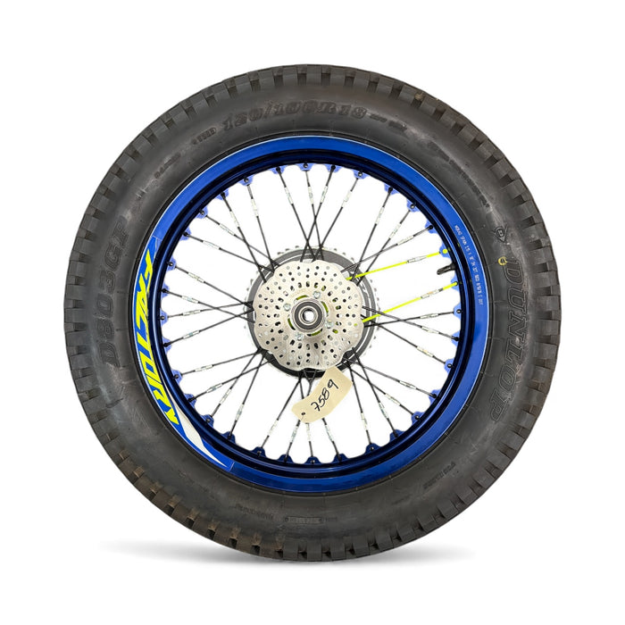Wheel Rear Sherco Factory Blue with Dunlop D803GP