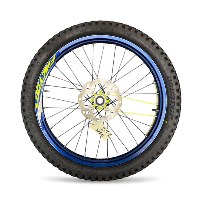 Wheel Front Sherco Factory Blue with Dunlop D803GP