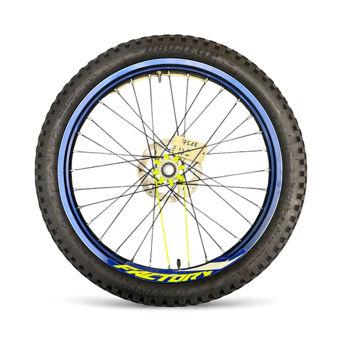 Wheel Front Sherco Factory Blue with Dunlop D803GP