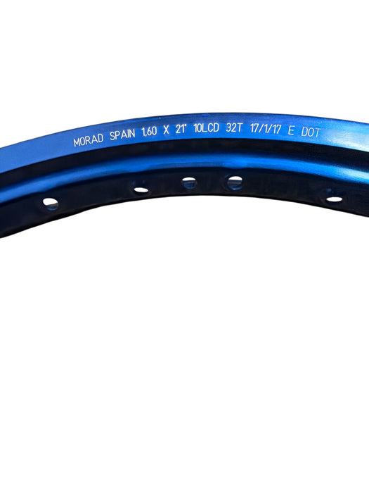Rim 32 Hole Front 21" Blue