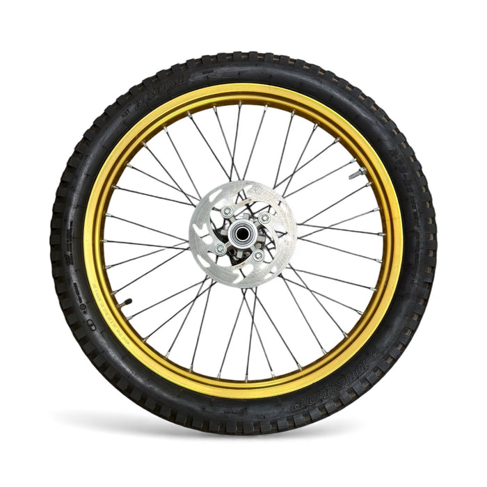 Wheel Front Sherco Gold with Dunlop D803