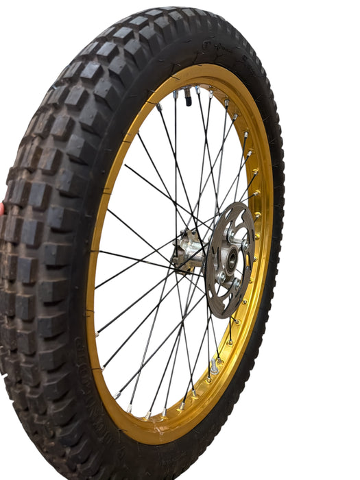 Wheel Front Sherco Gold with Dunlop D803