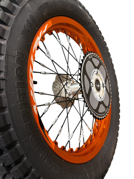 Rear Wheel Scorpa Complete Orange