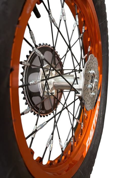 Rear Wheel Scorpa Complete Orange