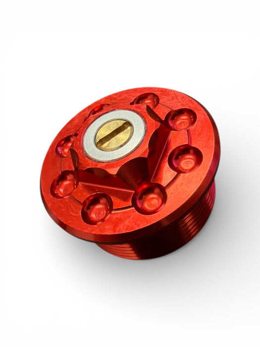 Tech Fork Cap Right Red