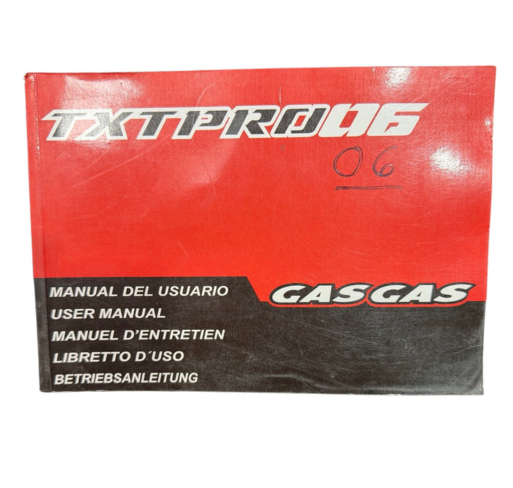 Service Manual 2006 GasGas TXT Pro