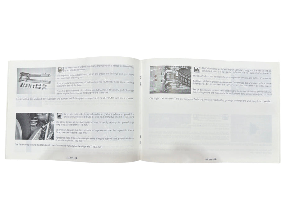 Service Manual 2001 GasGas TXT