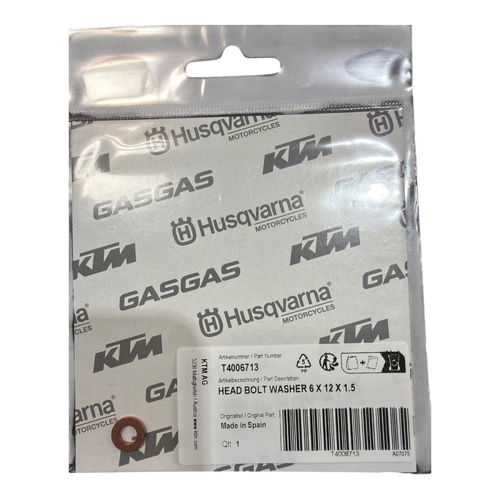 GasGas Head Bolt Washer T4006713