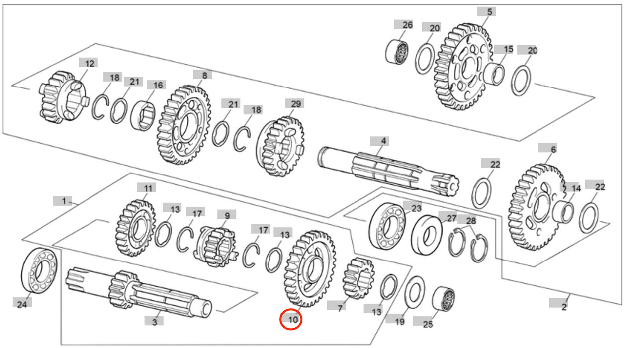 Sherco Gear Pinion 5 (M061)