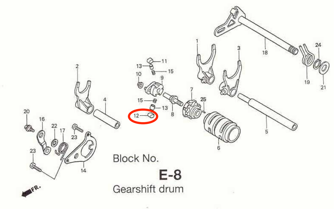 Montesa 315 Ratchet Pawl B