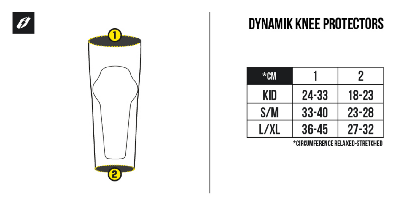 Jitsie Knee Guards Dynamik Long (NEW)