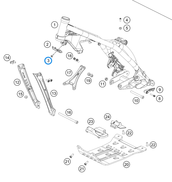 GasGas Steering Stop Special Screw