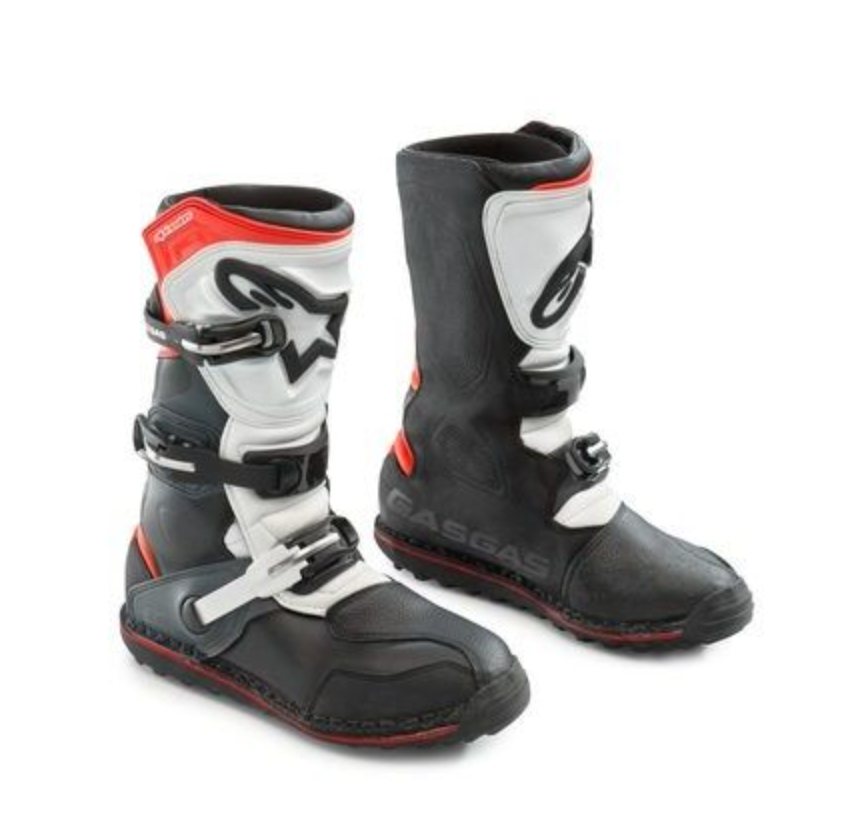 Alpinestars Tech T Trials Boots Black/Gray/Fluo Red GASGAS SIZE 12