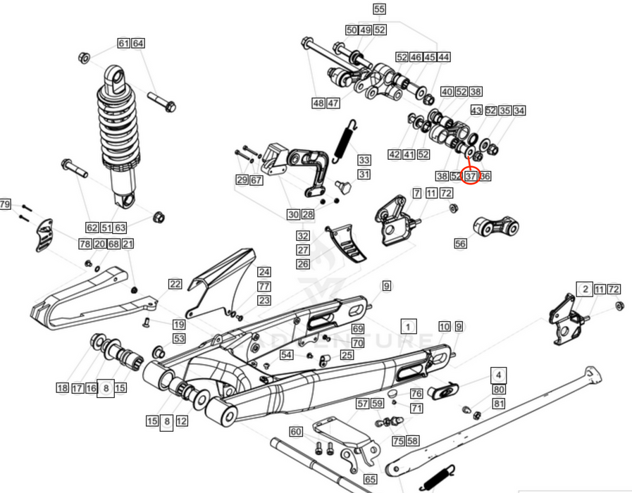 Beta Evo Linkage Bushing 007.33.035.00.00