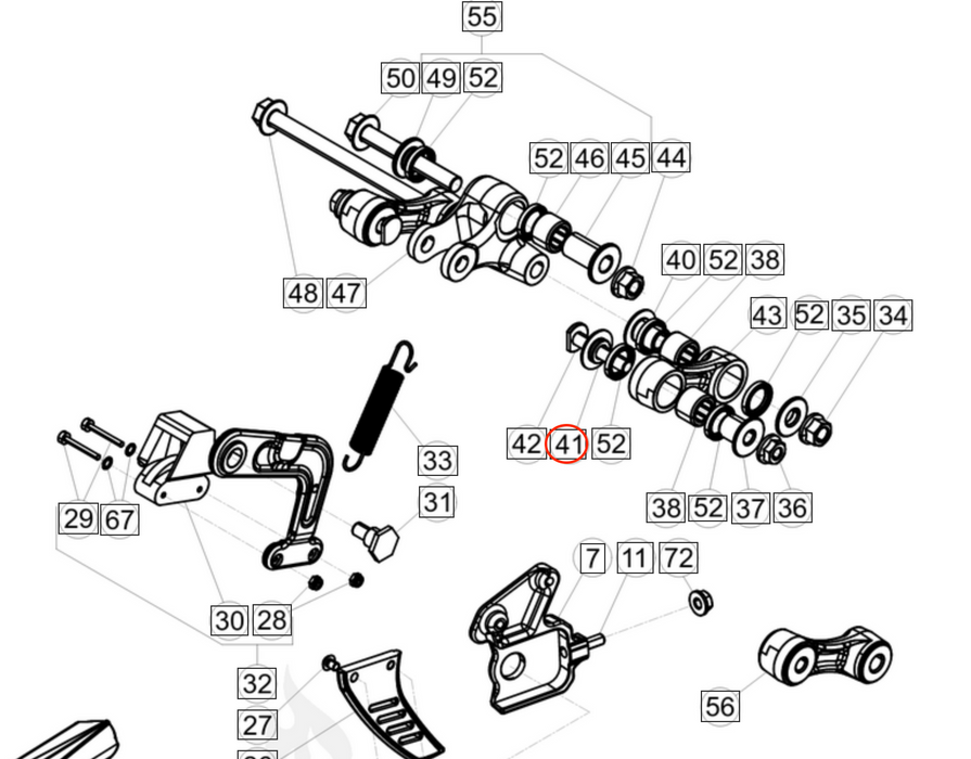Beta Evo Linkage Spacer 007.33.033.00.00
