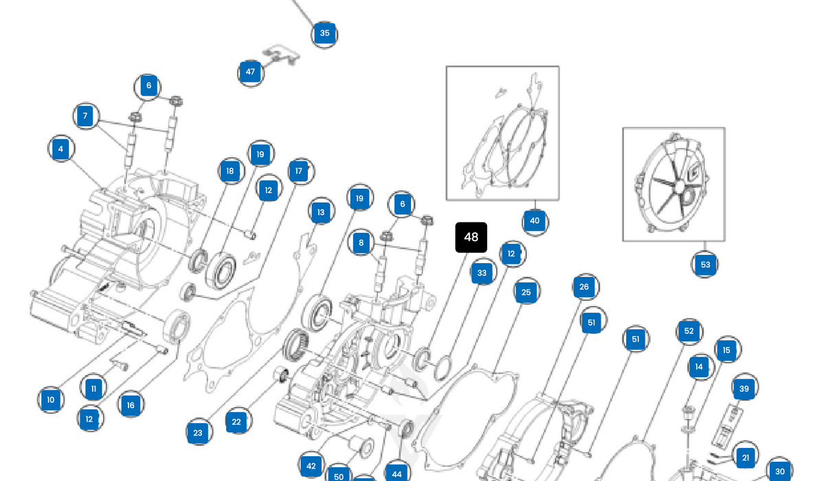 GasGas Crank Seal Right 2019-