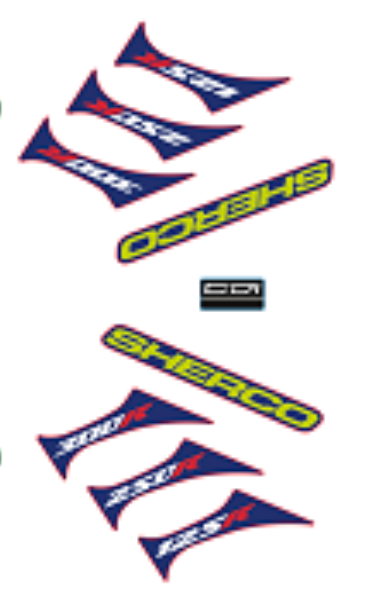 Sherco Decal Kit 2019 Racing Accessory Kit — Trials Superstore