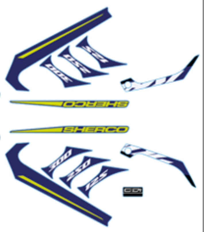 Sherco Decal Kit 2020 Racing Accessory Kit — Trials Superstore