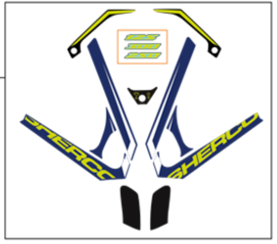 Sherco Decal Kit 2018 ST Accessory — Trials Superstore