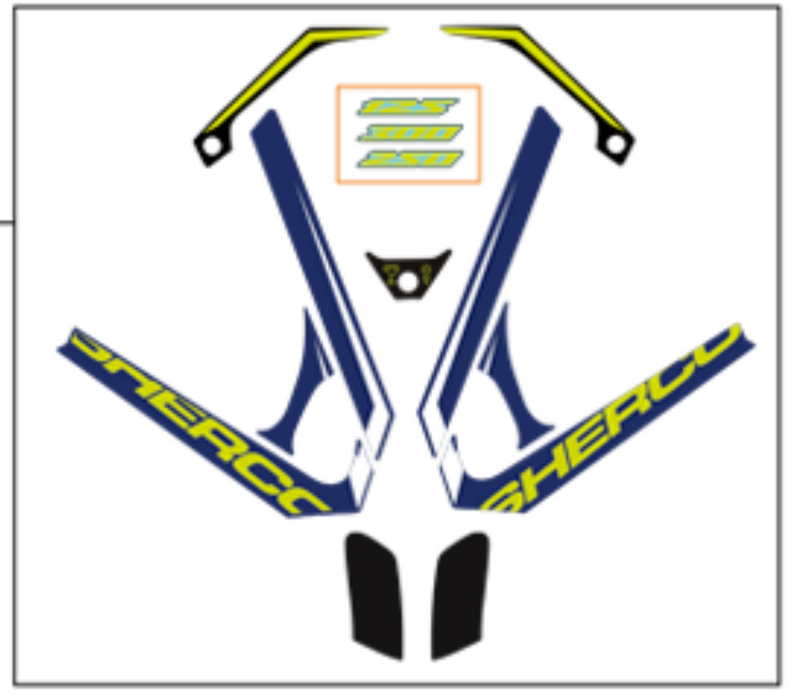 Sherco Decal Kit 2018 ST Accessory