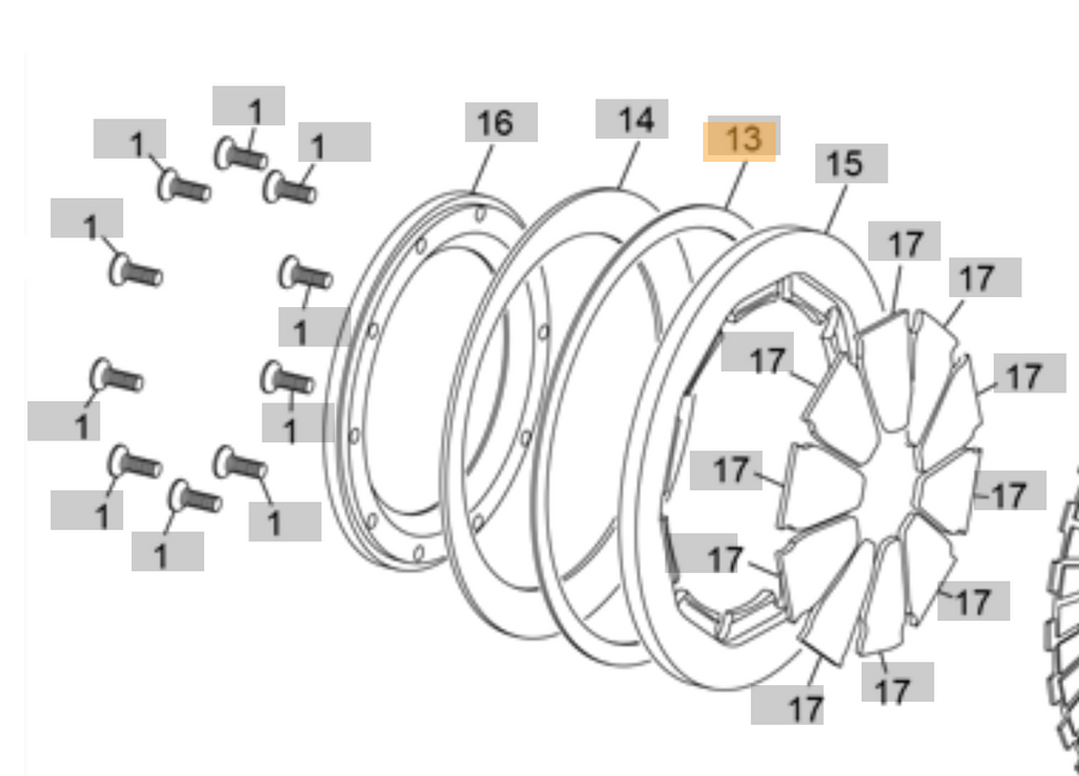 Sherco/Scorpa Precharge Washer 1.0