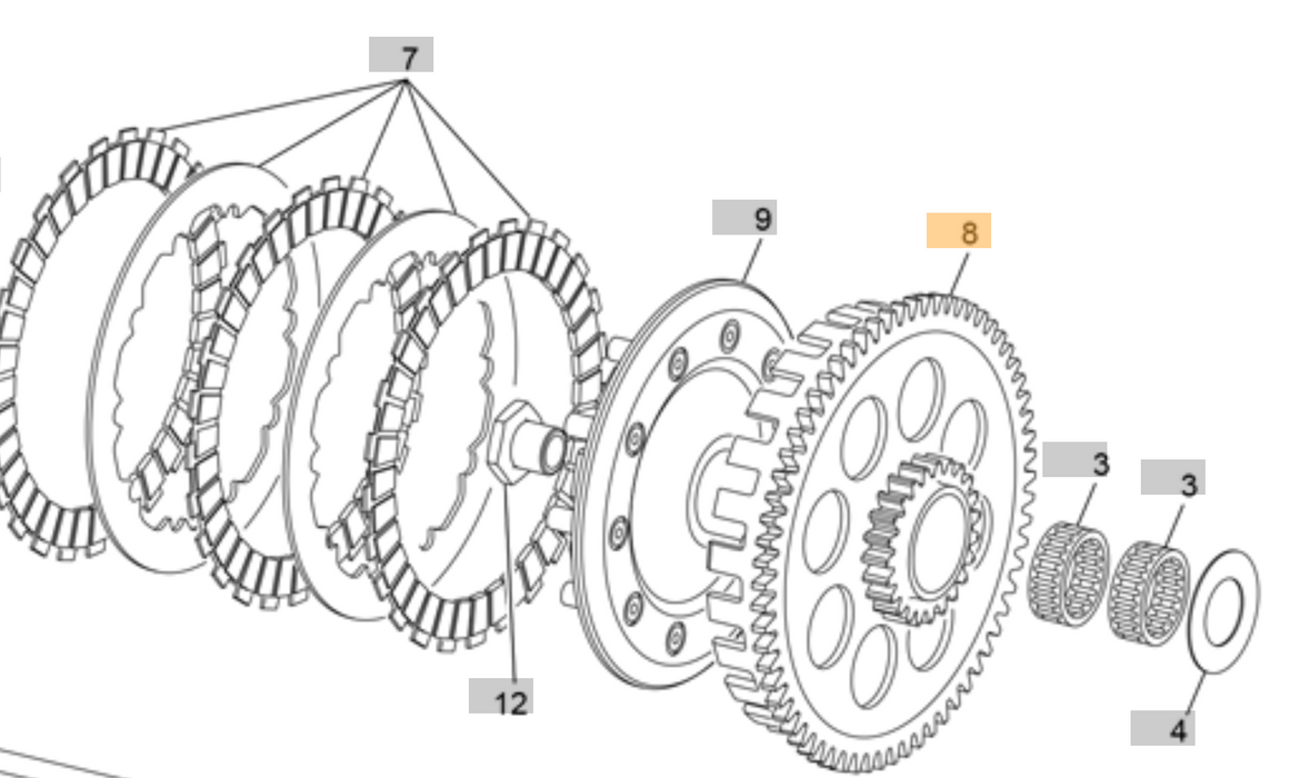 Sherco Clutch Hub 17-22