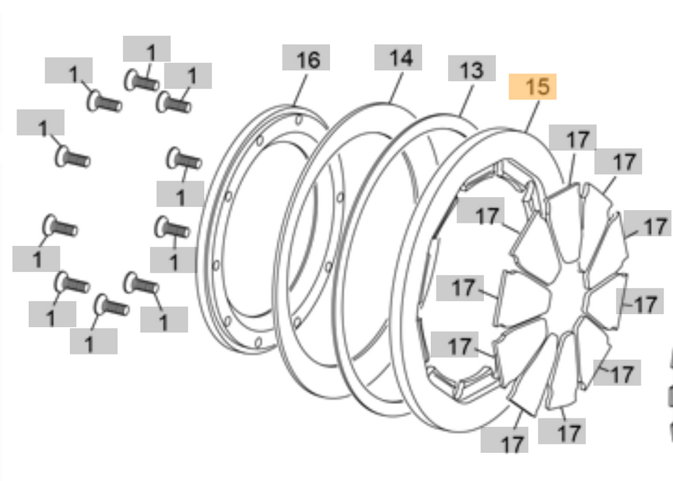 Pressure Plate Sherco/Scorpa