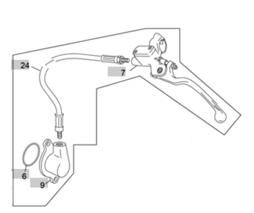 Braktec Clutch Master Cylinder Mineral Complete with Slave
