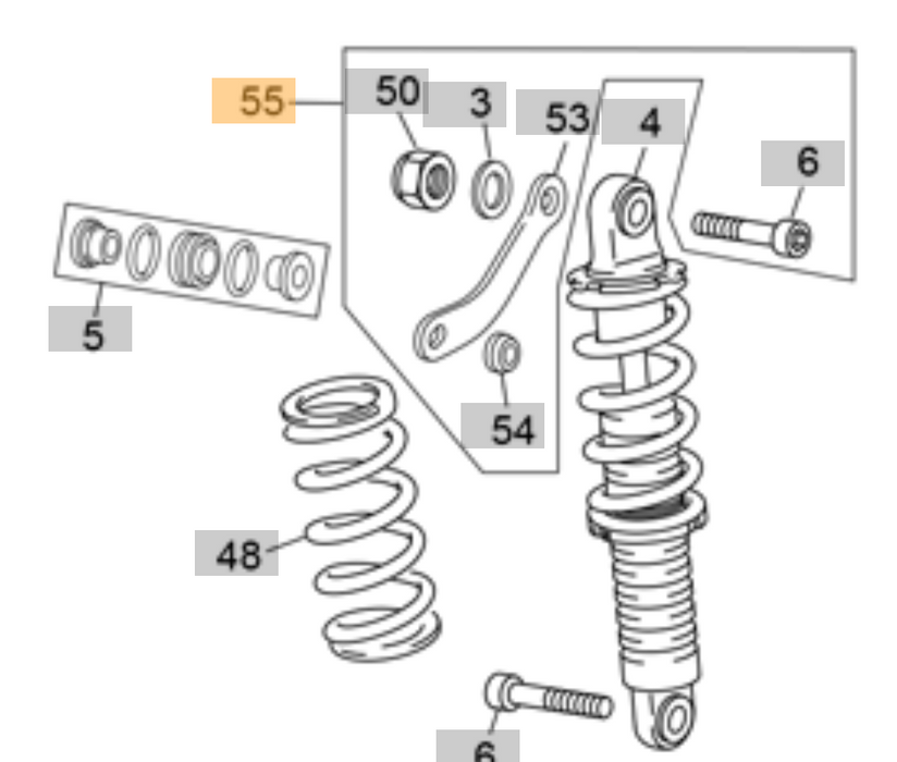 Silencer Support Bracket Kit Sherco