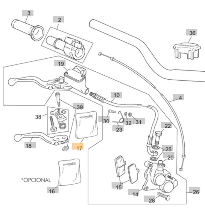 Formula Master Cylinder Rebuild Kit Front Brake