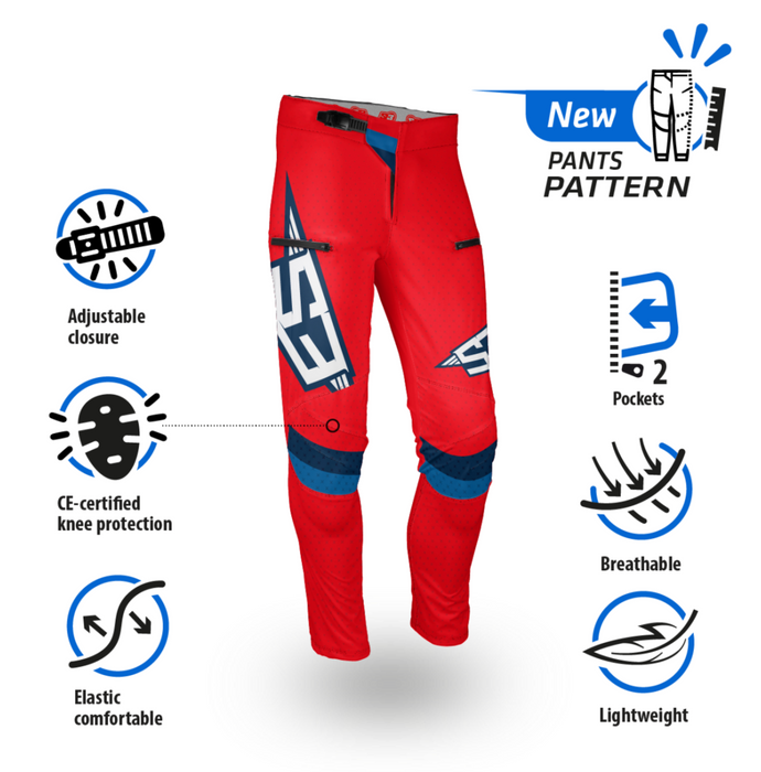 S3 Trial Pant Collection Flex Racing Red (NEW)