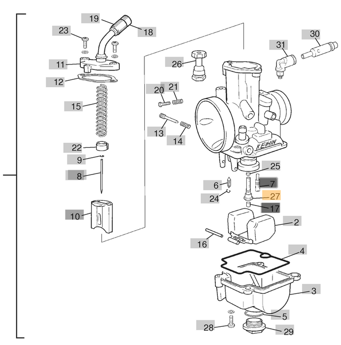 Keihin Needle Jet 4t