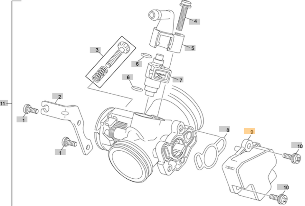 Sherco TPS Sensor 23-25
