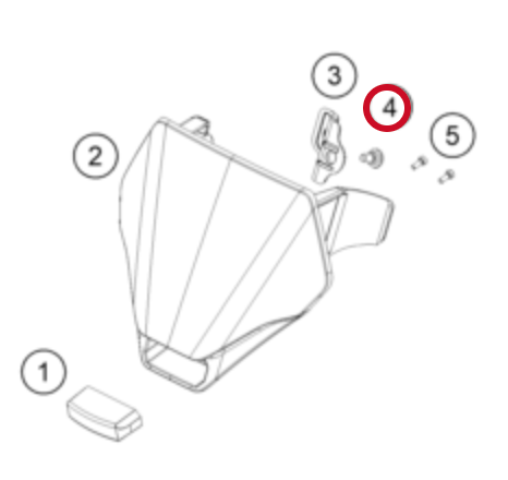 GasGas Headlight Screw 5x12