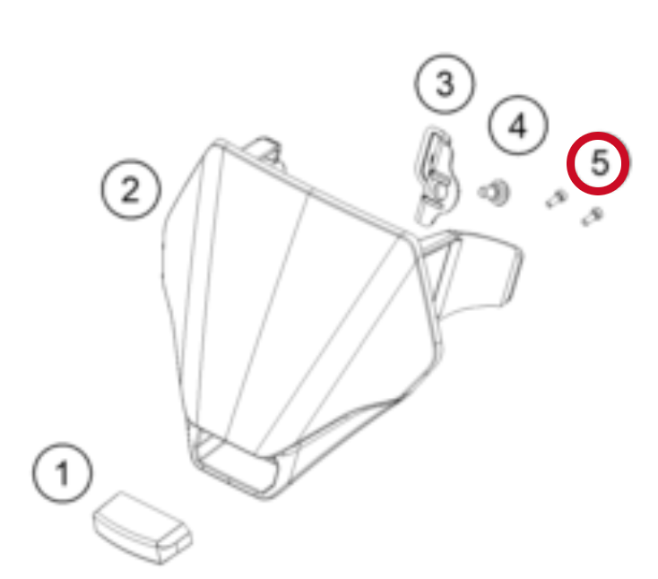 GasGas Headlight Shroud LED Screw