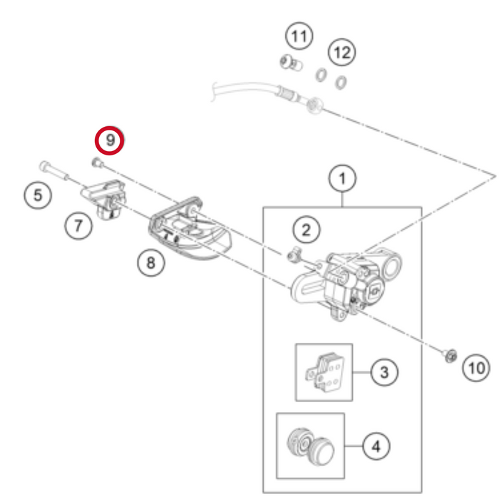 GasGas Kickstand Rubber Block Bolt