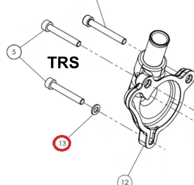 Copper Washer TRS/Sherco/Scorpa
